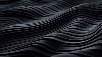 Fototapeta premium Abstract Dark Wave Pattern