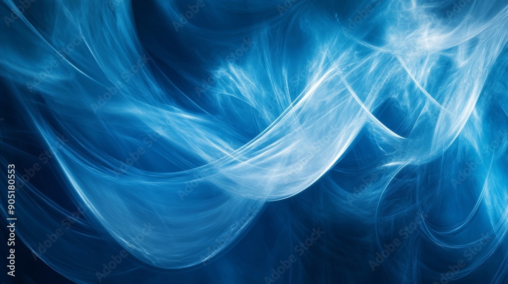 Wall mural abstract blue background for design and artistic projects generative ai