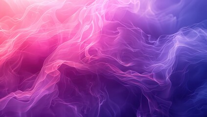 Fototapeta premium Abstract Swirling Smoke in Pink and Blue Hues