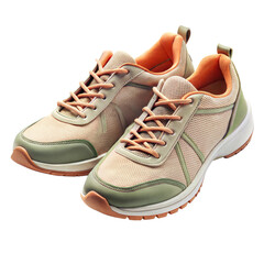 Pair of casual sneakers for walking