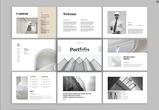 Architecture Portfolio Layout