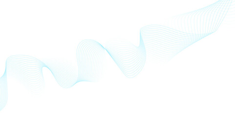 White wave curve lines banner background design. Abstract soft wave lines dynamic flowing blue light isolated background. Vector Illustration of the blue pattern of lines. stripes on white.