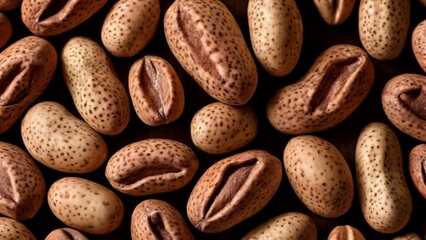 Obraz premium A collection of fresh whole hazelnuts