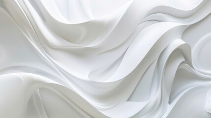 Obraz premium Modern white abstract background with subtle patterns and ample copy space, perfect for elegant advertising or sleek wallpaper.