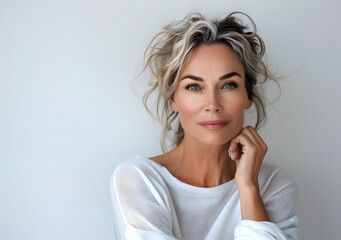 Fototapeta premium portrait of a beautiful blonde woman