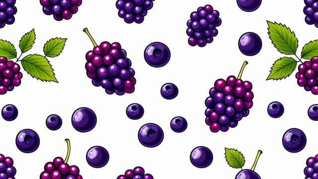 Bountiful purple grapes fresh and juicy