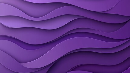 Fototapeta premium Abstract Wavy Purple Background for Design and Decoration Generative AI