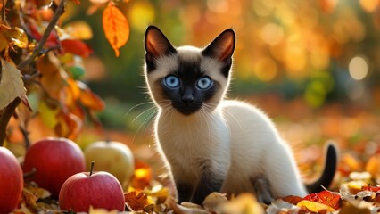  A curious kittens autumn adventure