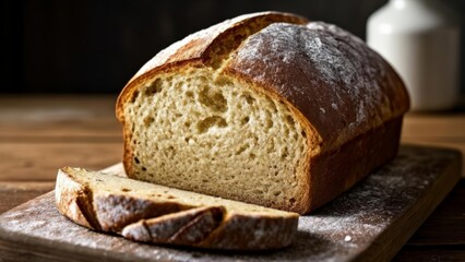  Freshly baked bread ready to be savored