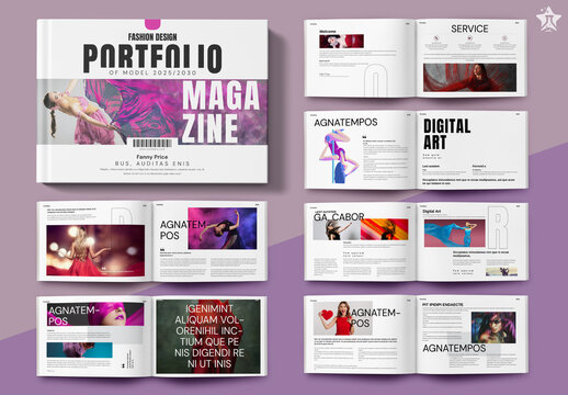 Fashion Design Portfolio Landscape
