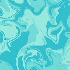 青系のマーブル模様の背景イラスト