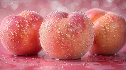abstract background in colors and patterns for National Peaches and Cream Day