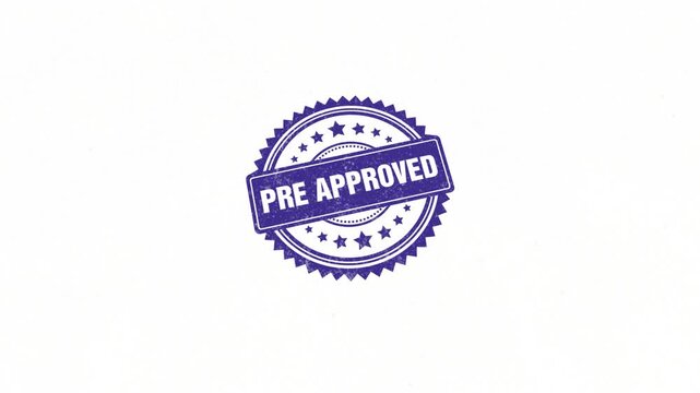 Pre Approved Rubber Stamp