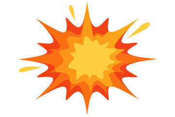 explosion splash clip art vector illustration