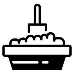 Pet Food Bowl Icon