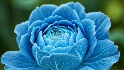 Obraz premium Vibrant Blue Flower in Bloom