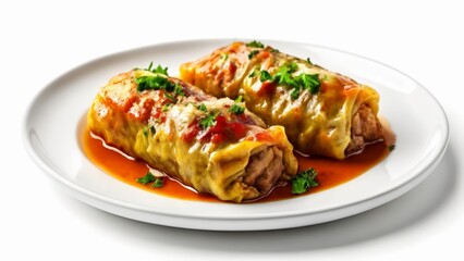  Deliciously stuffed peppers ready to be savored