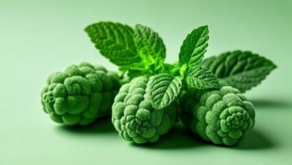 Fototapeta premium Fresh and vibrant green vegetables