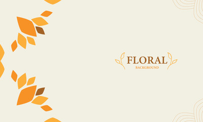 Elegant floral background with place for text