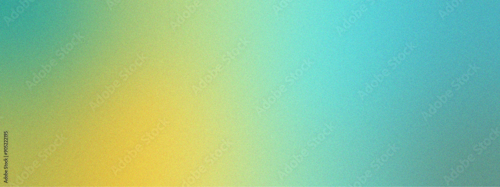 Poster green blue grainy gradient background light vibrant colors noise texture with rough grain, noise, an