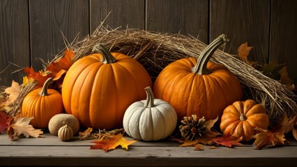  Autumn Harvest  A Pumpkins Palette