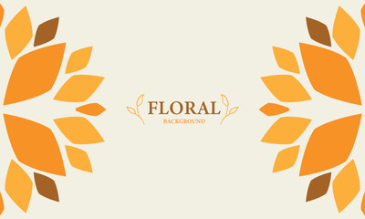 Naklejka premium Elegant floral background with place for text