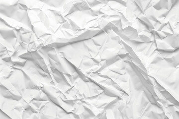 A crumpled white paper texture