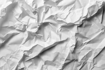 A crumpled white paper texture