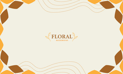 Elegant floral background with place for text