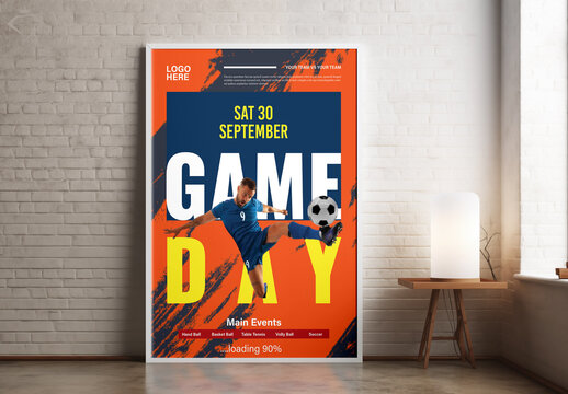 Football Sports Poster