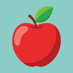 apple vector illustration on coloring background, silhouette, Food, icon, svg, characters, Holiday t shirt, Hand drawn trendy Vector illustration, fruit Vector