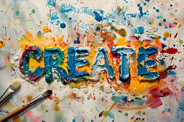 Obraz premium The word 