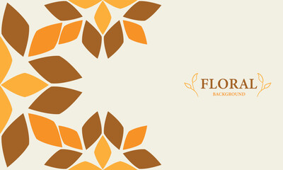 Elegant floral background with place for text