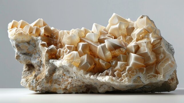 Sand Calcite pseudomorph mineral crystal example Rattlesnake Butte Jackson Co South Dakota