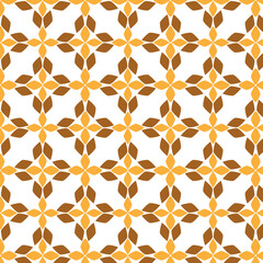 Seamless pattern with abstract flowers.