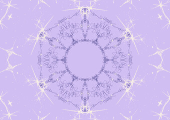 おとぎ話をイメージしたフレーム、装飾、背景素材