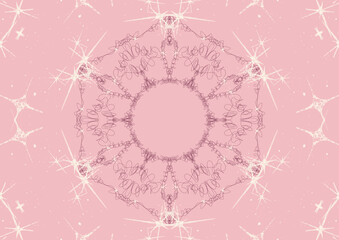 おとぎ話をイメージしたフレーム、装飾、背景素材