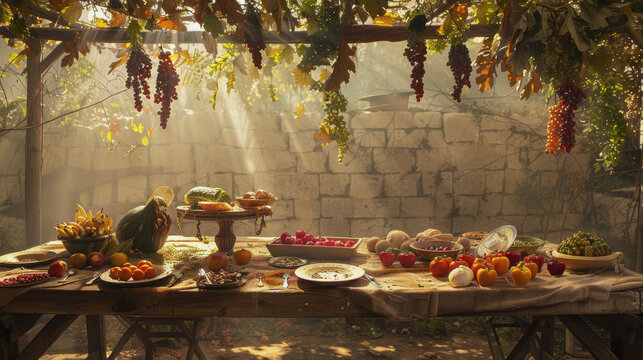 Sukkot is a feast of tabernacles. Jewish holiday