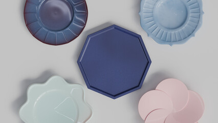 カフェプレート07