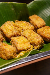 The delicious food of Indonesian traditional food in Purwokerto City, Central Java, Indonesia. It was taken on August 1, 2024 by a professional. It's a nice food with Indonesian culture