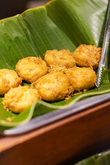 The delicious food of Indonesian traditional food in Purwokerto City, Central Java, Indonesia. It was taken on August 1, 2024 by a professional. It's a nice food with Indonesian culture