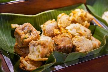 The delicious food of Indonesian traditional food in Purwokerto City, Central Java, Indonesia. It was taken on August 1, 2024 by a professional. It's a nice food with Indonesian culture