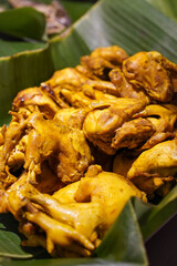 The delicious food of Indonesian traditional food in Purwokerto City, Central Java, Indonesia. It was taken on August 1, 2024 by a professional. It's a nice food with Indonesian culture