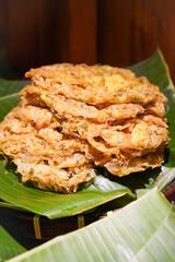 The delicious food of Indonesian traditional food in Purwokerto City, Central Java, Indonesia. It was taken on August 1, 2024 by a professional. It's a nice food with Indonesian culture