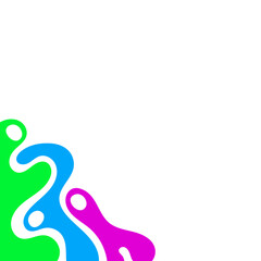 Abstract Liquid Corner