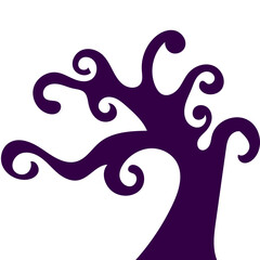 Halloween Tree Silhouette