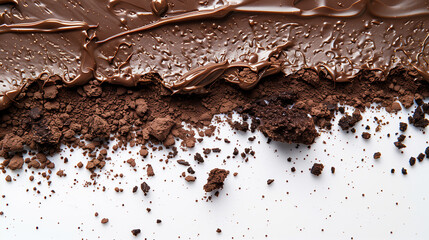 Fototapeta premium close up of chocolate