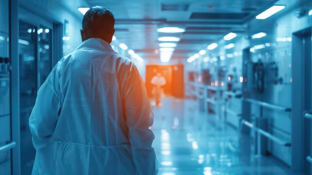 In an ultramodern medical facility