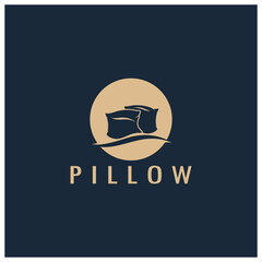 Creative logo designs for pillows, blankets, bed sheets and beds, sleep, zzz, clock, moon and stars.