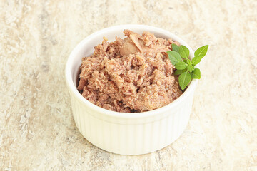 Canned tuna fish for salad